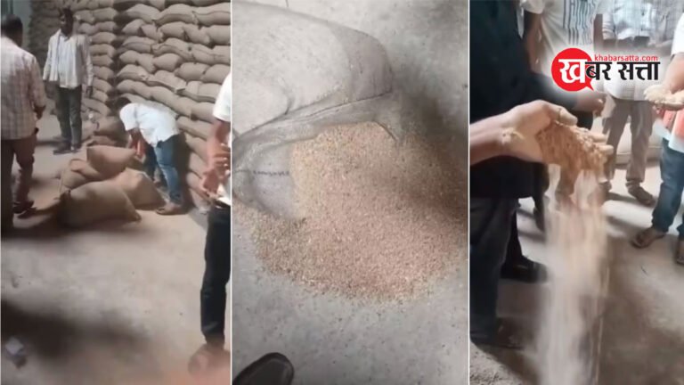 एमपी के जबलपुर में धान घोटाले के बाद विधायक नीरज सिंह ने गोदाम में पकड़ा मिलावटी सड़ा हुआ गेहूं!