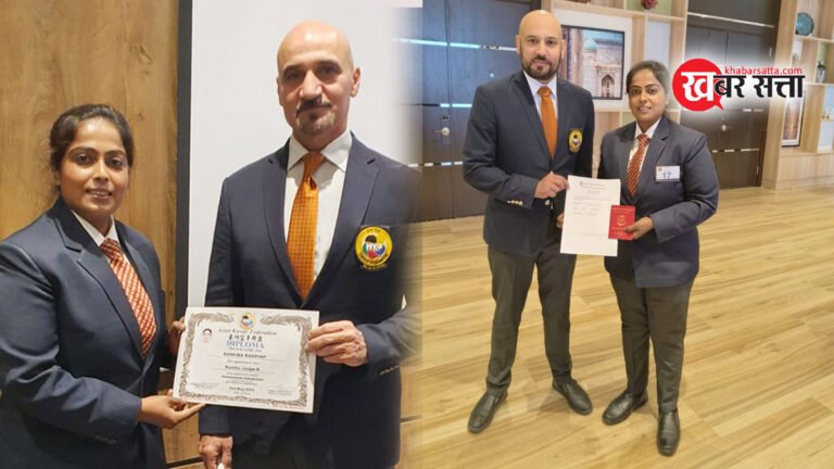 सिवनी की राधिका ने विश्व में लहराया देश का परचम: सेंसई राधिका कश्यप ने प्राप्त की एशियन कराटे फेडरेशन की जज की उपाधि