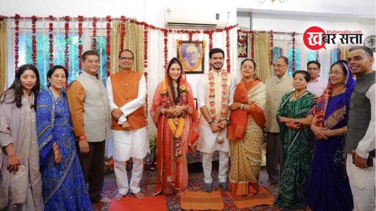 MP के EX CM शिवराज सिंह चौहान के बेटे कुणाल चौहान ने बचपन की दोस्त संग की सगाई; रिद्धि जैन बनेगी शिवराज की ‘छोटी बहू’