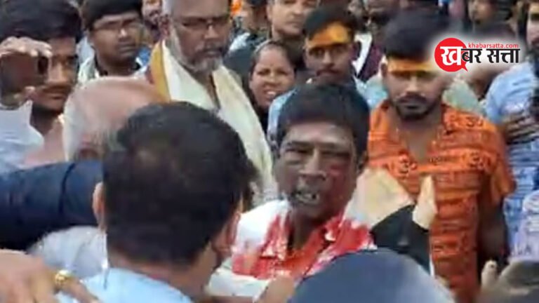 उज्जैन: महाकाल मंदिर प्रांगण में आपस में भिड़े श्रद्धालु, एक घायल
