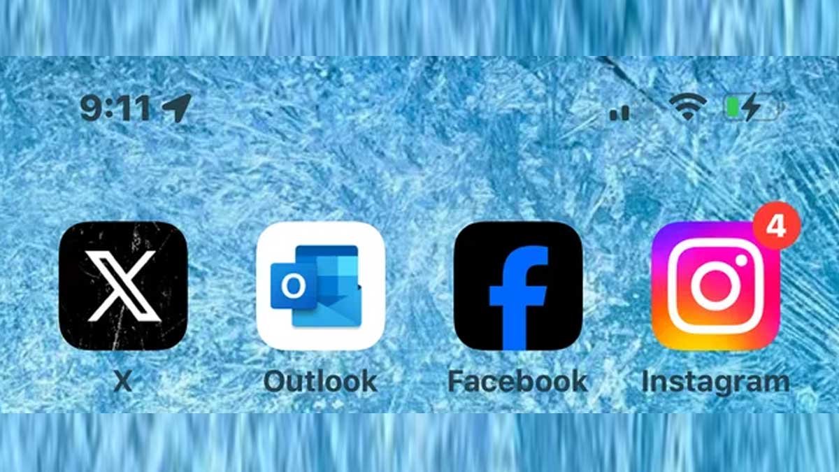 Facebook App Icon Black