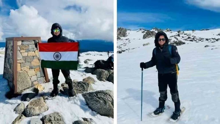 जबलपुर: महिला कांस्टेबल ने ऑस्ट्रेलिया की सबसे ऊंची चोटी माउंट कोसियसज़को पर फहराया तिरंगा