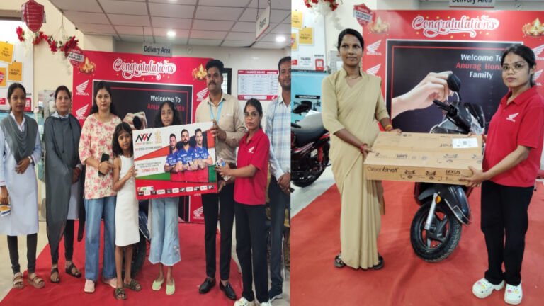 नवरात्रि के शुभ अवसर पर अनुराग होंडा, सिवनी में “स्क्रैच एंड विन महोत्सव” का आयोजन