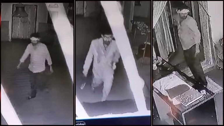 जबलपुर के यमराज मंदिर सनसनीखेज घटना: पुलिस चौकी के सामने है मंदिर, CCTV में कैद हुई घटना