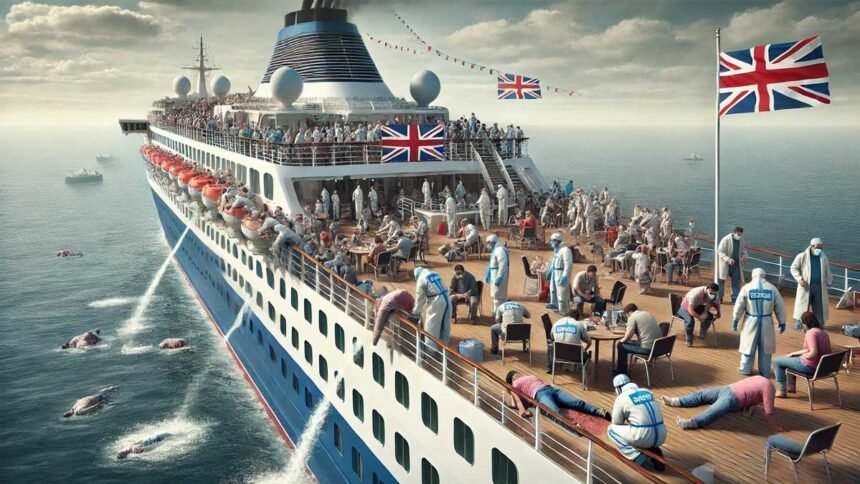 Norovirus outbreak on British cruise ship