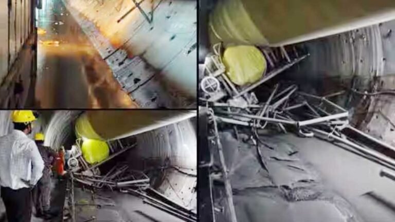 Telangana Tunnel Collapse: तेलंगाना के श्रीशैलम लेफ्ट बैंक कैनाल (SLBC) सुरंग ढही, बचाव कार्य जारी, फंसे हुए लोगों की स्थिति गंभीर
