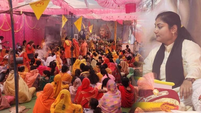 श्री मद भागवत महापुराण ज्ञान यज्ञ सम्पन्न: देवी माता मंदिर धारनाकला में सप्त दिवसीय कथा का समापन