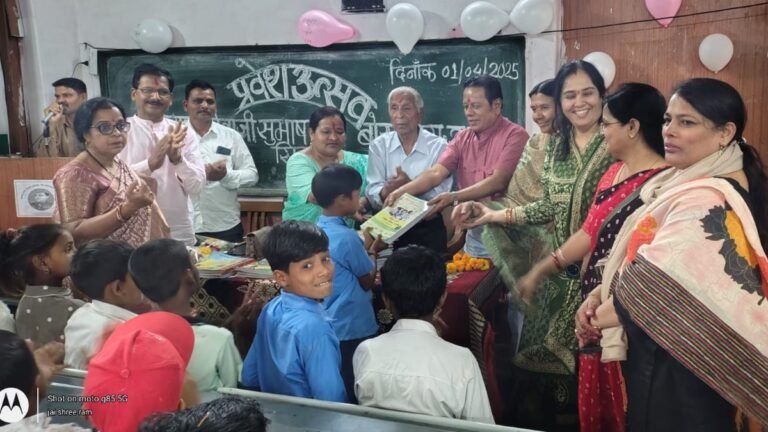 सिवनी: EFA शासकीय नेताजी सुभाष चंद्र बोस उच्चतर माध्यमिक विद्यालय में हर्षोल्लास के साथ मनाया गया प्रवेश उत्सव