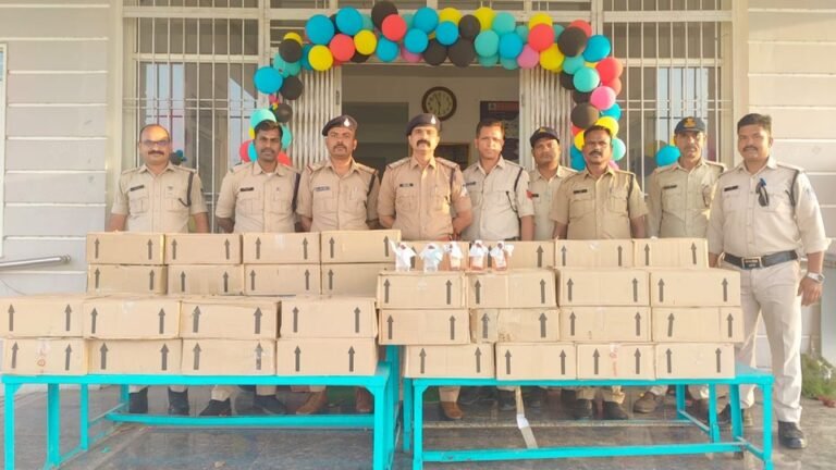 सिवनी: थाना डूण्डासिवनी पुलिस ने पकड़ा बड़ी मात्रा में अवैध शराब का जखीरा
