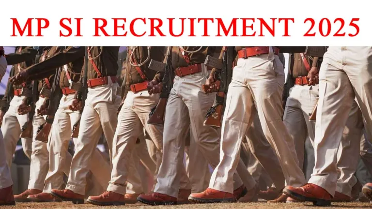 MP SI RECRUITMENT: एमपी में सब इंस्पेक्टर भर्ती PSC की तरह होगी; प्रारंभिक परीक्षा, मुख्य परीक्षा, शारीरिक दक्षता परीक्षण और साक्षात्कार