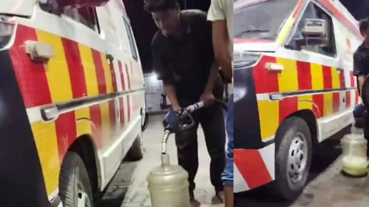 सिवनी में 108 एम्बुलेंस में 'डीजल घोटाले' का वीडियो वायरल, प्रशासन पर उठे सवाल
