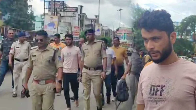 सिवनी पुलिस की सिंघम टीम: सफेद पाउडर तस्कर का निकाला पैदल जुलूस, गूंजा नारा – “सफेद पाउडर बेचना पाप है, पुलिस हमारी बाप है”