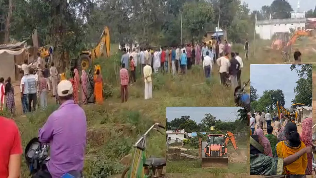 Seoni: The administration's bulldozers are in action in Barghat! Illegal encroachments on government land have been removed, and the remaining powerful and land mafia will now face consequences.